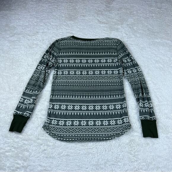 Cuddl Duds Stretch Thermal Fair Isle pattern - lot of two, size small - Picture 8 of 9